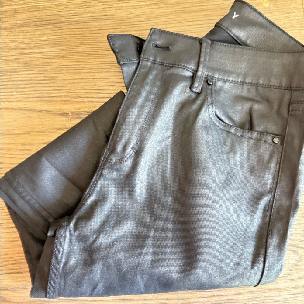 White House black market - coated skinny jeans